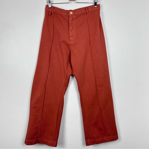 Big Bud Press Pants - Big Bud Press Unisex WESTERN PANTS in FADED red/brick